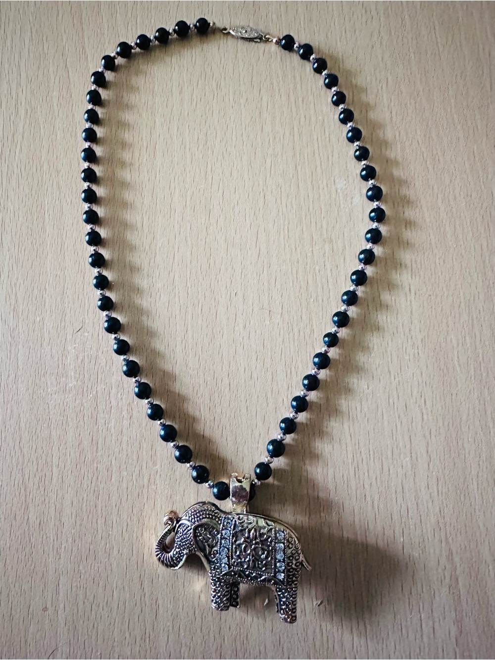RMN Elephant Necklace Costume Jewelry